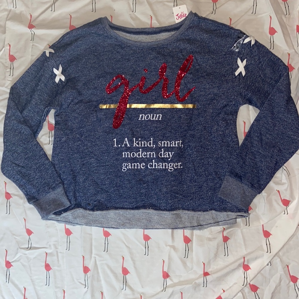 Justice Girls Definition Long Sleeve Shirt